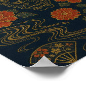 ワガラ「鬼の嵐：アー伝統的ト日本の」 ポスター (角)