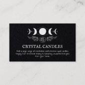 ワクシンウェーニングムーンクリスタルキャンドルスペル 名刺 (正面)