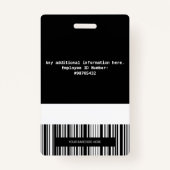 ワクチパーソナライズされたン接種済みIDアンチVaxナースバッジ バッジ (裏面)