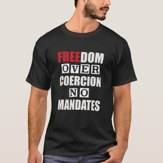 ワクチンなしアンチ Tシャツ (正面)