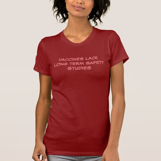 ワクチンは安全なTシャツである Tシャツ (正面)