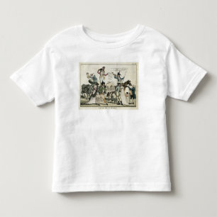 ワクチンを提供しているにせ医者医者の風刺漫画 トドラーTシャツ