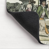 ワクチンを提供しているにせ医者医者の風刺漫画 マウスパッド (コーナー)