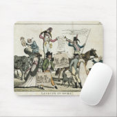 ワクチンを提供しているにせ医者医者の風刺漫画 マウスパッド (マウス)