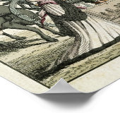 ワクチンを提供しているカック医師の戯画 ポスター (角)