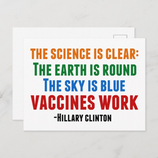 ワクチン事業 ポストカード (正面/裏面)