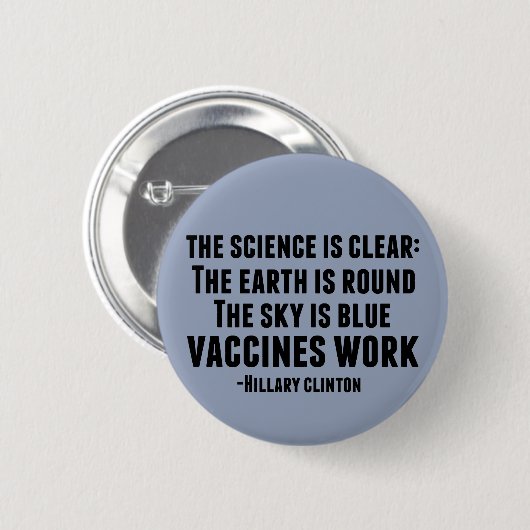 ワクチン事業 缶バッジ (正面&裏面)