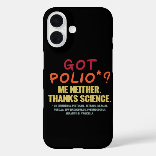 ワクチン作感謝してい業科学疫学学生 Case-Mate iPhoneケース (裏面)