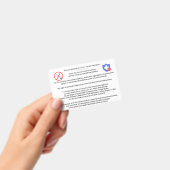 ワクチン免除カード バッジ (手持ち)