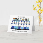 ワクチン接種チームに感謝 カード (黄色い花)