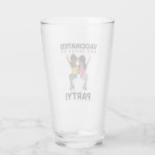ワクチン接種済みでパーティー対応-ビール タンブラーグラス (裏面)