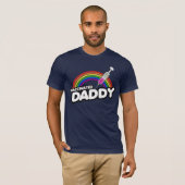 ワクチン接種済みパパ Tシャツ (正面フル)