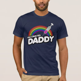ワクチン接種済みパパ Tシャツ
