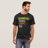 ワクチン接種済みヒーロー保護者モデル ワクチン接種 Tシャツ (正面フル)