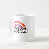 ワクチン接種済みレズビアン コーヒーマグカップ (正面左)