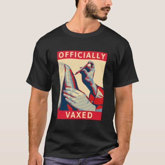 ワクチン接種済み Tシャツ (正面)
