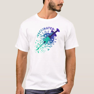 ワクチン接種済み Tシャツ
