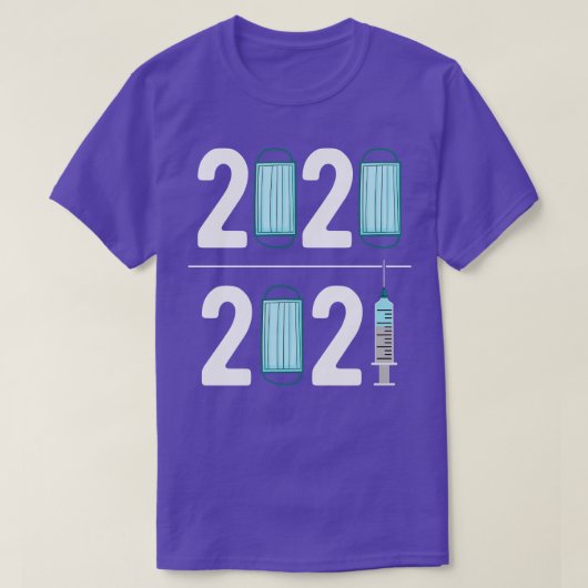 ワクチン接種2021 Tシャツ (デザイン正面)