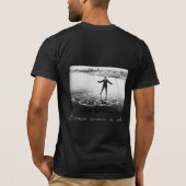 ワクチン接種(科学がクールあるため) Tシャツ (裏面)