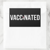 ワクチン接種 – Pro-Vaccine 2020 2021 VI 長方形シール (バッグ)