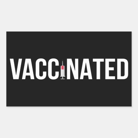 ワクチン接種 – Pro-Vaccine 2020 2021 VI 長方形シール (正面)