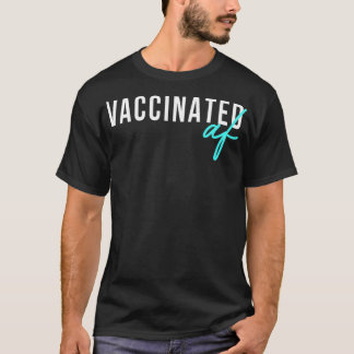 ワクチン接種AFプロワクチンおよびワクチン接種労働者 Tシャツ