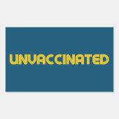 ワクチン未接種ラベル 長方形シール (正面)