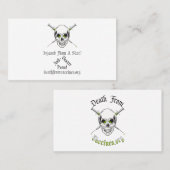 ワクチン標準名刺からの死亡 名刺 (正面/裏面)