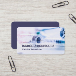 ワクチン研究者 名刺