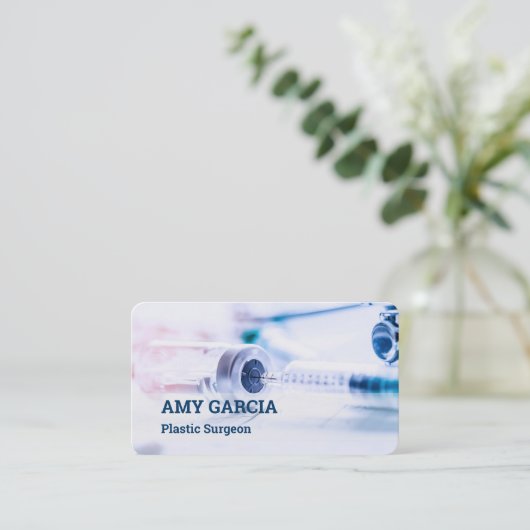 ワクチン研究者 名刺 (スタンド正面)