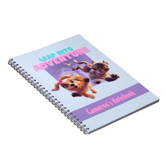 ワクワクする冒険に飛び込め ノートブック (右側)