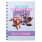 ワクワクする冒険に飛び込め ノートブック (正面)