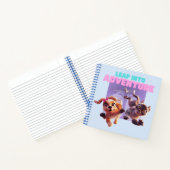 ワクワクの冒険にジャンプ ノートブック (内部)