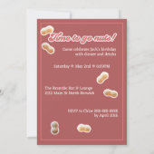 ワクワクバースデー クレイジーバード＆ピーナッツ ワイルドパーティ 招待状 (裏面)