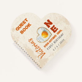 ワクワク赤ちゃんBBQファーストバースデーゲストブック ノートブック