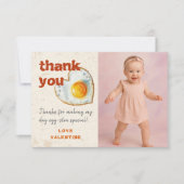 ワクワク赤ちゃんBBQファーストバースデー サンキューカード (正面)