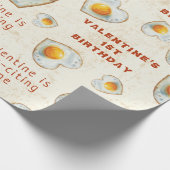 ワクワク赤ちゃんBBQファーストバースデー ラッピングペーパー (角)