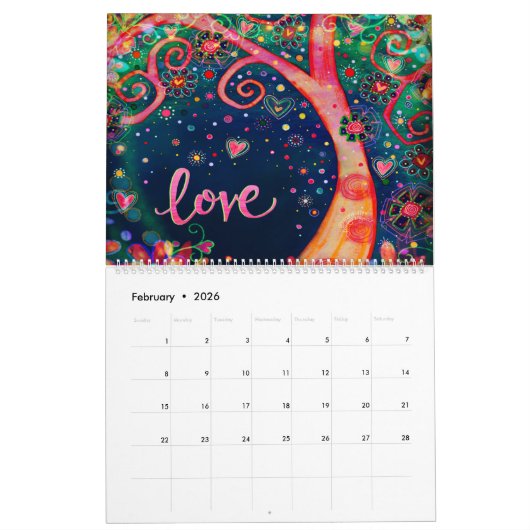 ワクワク カレンダー (2月 2026)