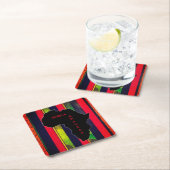 ワクンツァスクエア紙コースターのバースト スクエアペーパーコースター (インサイチュ)