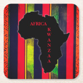 ワクンツァスクエア紙コースターのバースト スクエアペーパーコースター (正面)