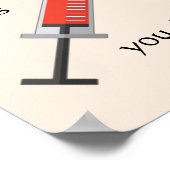 ワク恋しく思チンを飲まないショットの100% ポスター (角)