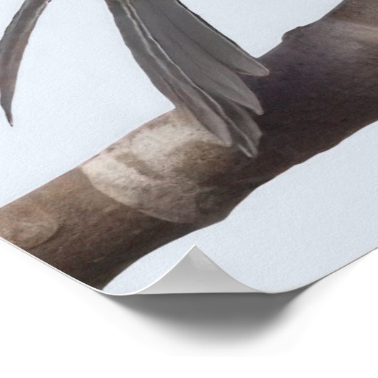 ワグテール鳥 ポスター (角)