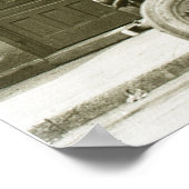 ワグナーベーキング会社デリバリートラック ポスター (角)