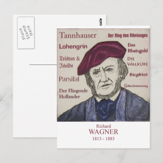 ワグナー ポストカード (正面/裏面)