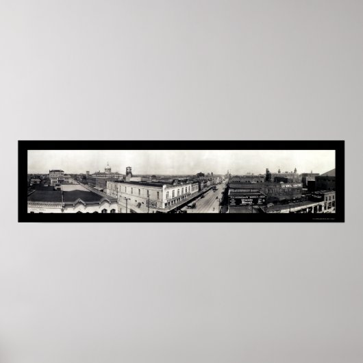 ワコテキサス州パンビュー写真1910 ポスター (正面)