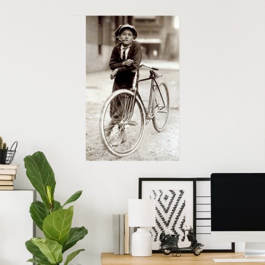 ワコテキサス州メッセンジャーボーイ1913 ポスター (ホームオフィス)