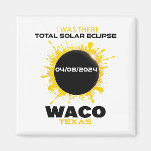 ワコテキサス州太陽の皆既食2024 マグネット