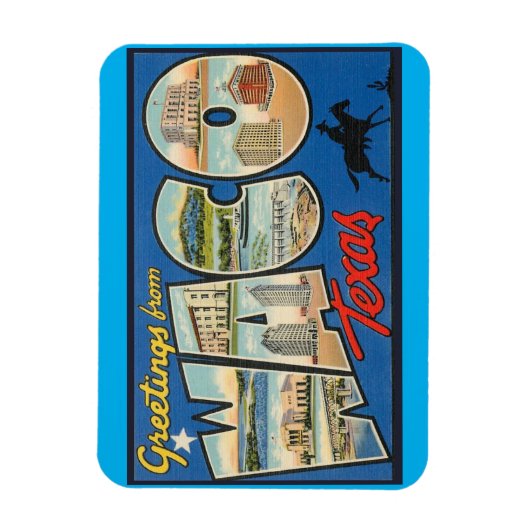 ワコテキサス州磁石 マグネット (縦)