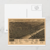 ワコテキサス州1886年 ポストカード (正面/裏面)