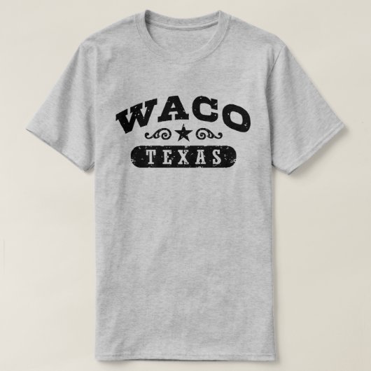 ワコテキサス州 Tシャツ (デザイン正面)